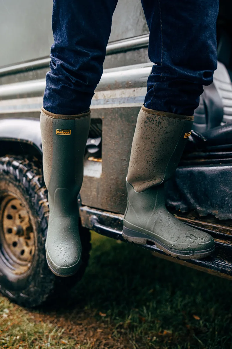 Barbour Cyclone Wellington Olive-9